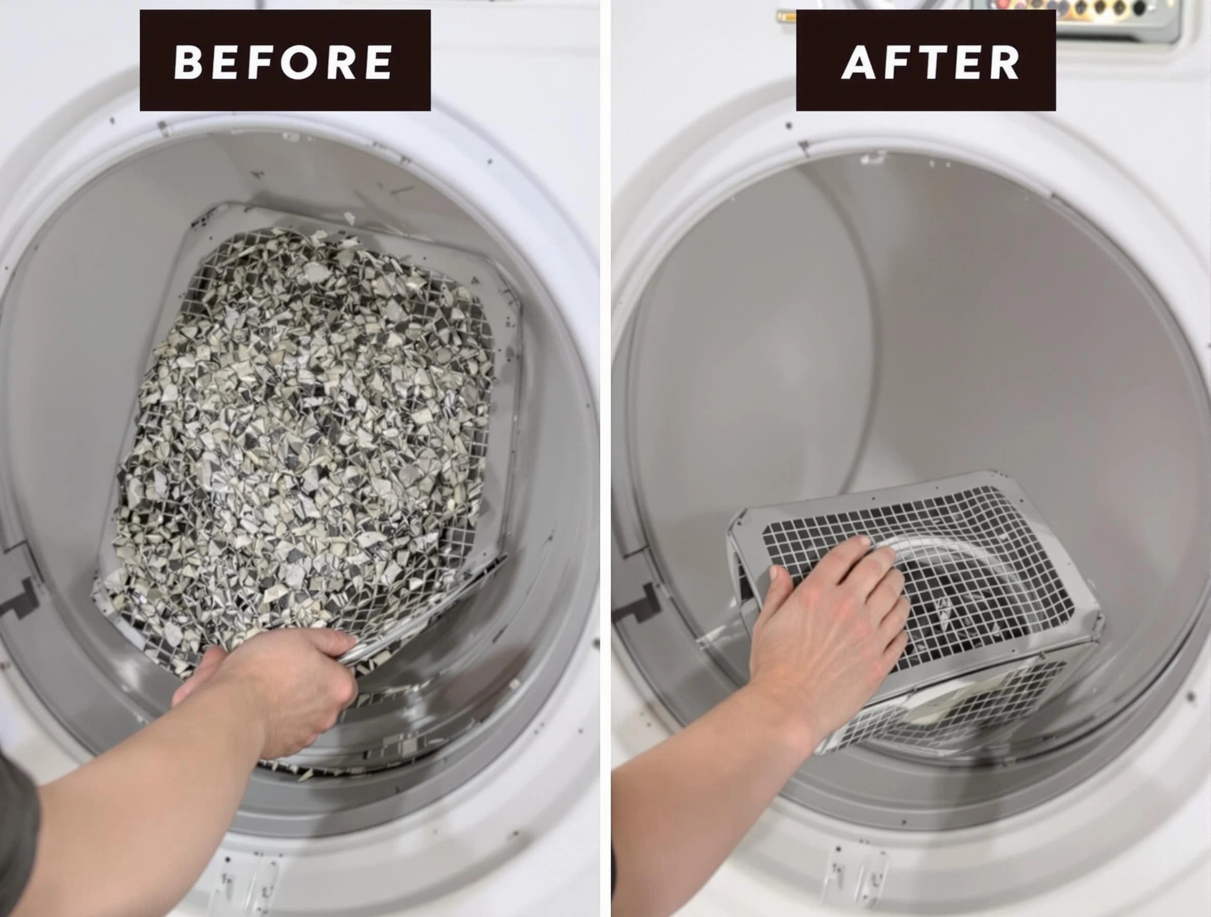 Professional lint trap cleaning by Stoughton Dryer Vent Cleaning in Stoughton