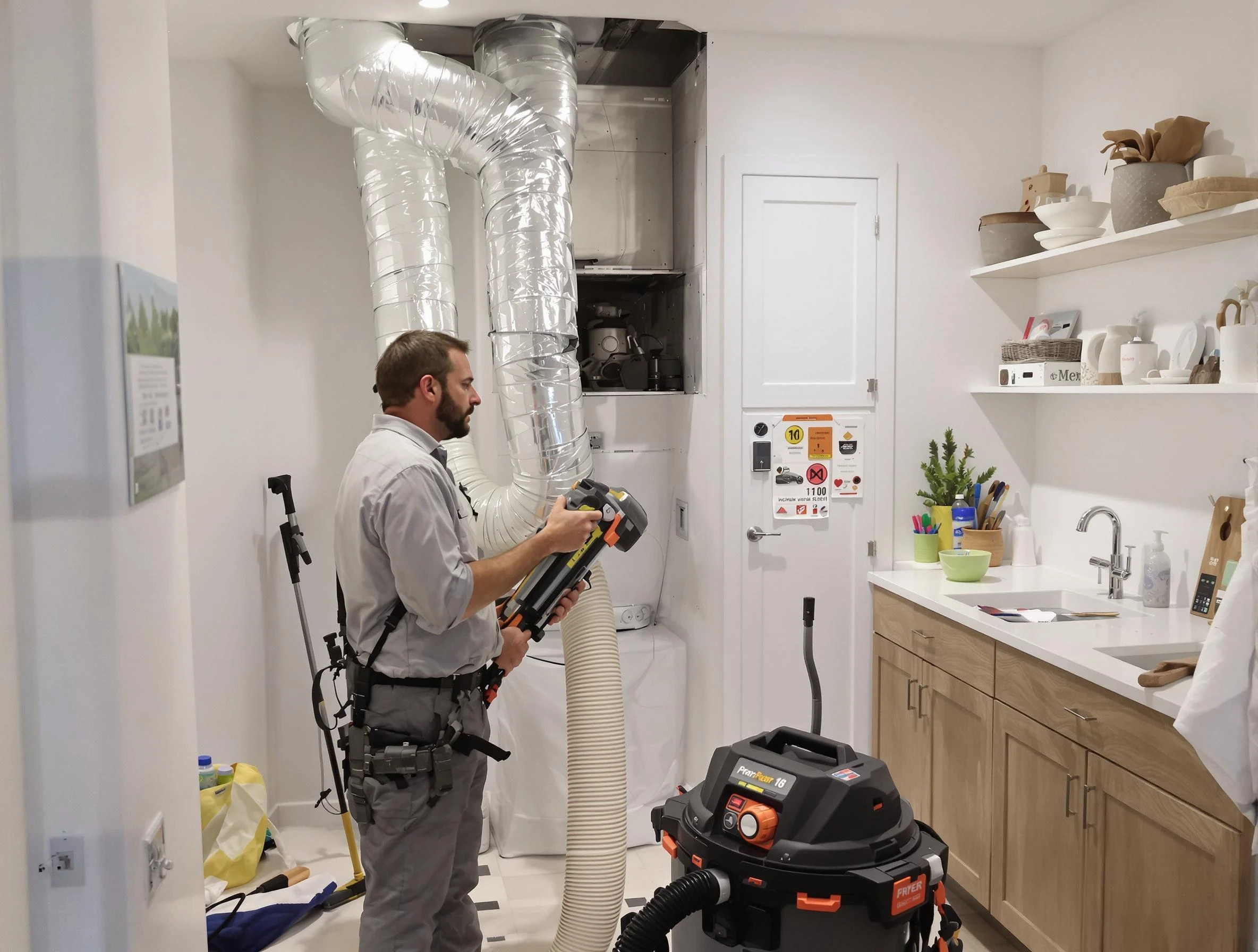 Clogged Dryer Vent Cleaning in Stoughton
