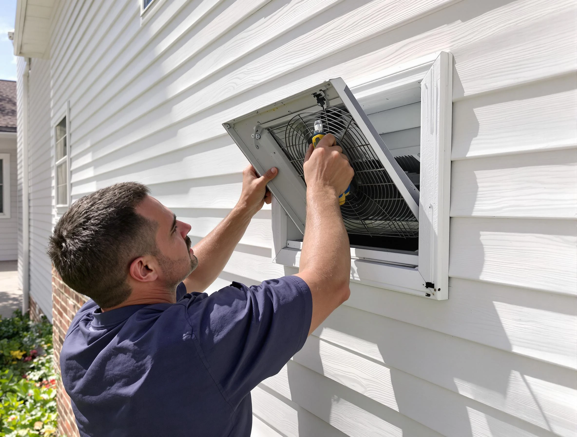 Dryer Vent Cover Replacement in Stoughton